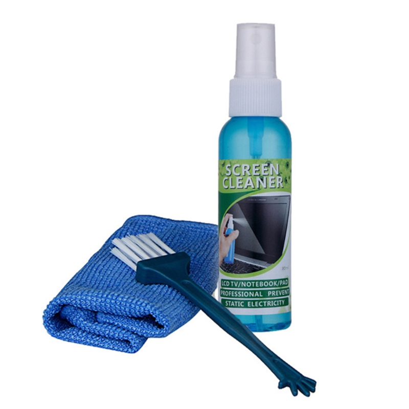 Screen Cleaning Kit - 1 Set pennello panno liquido Kit