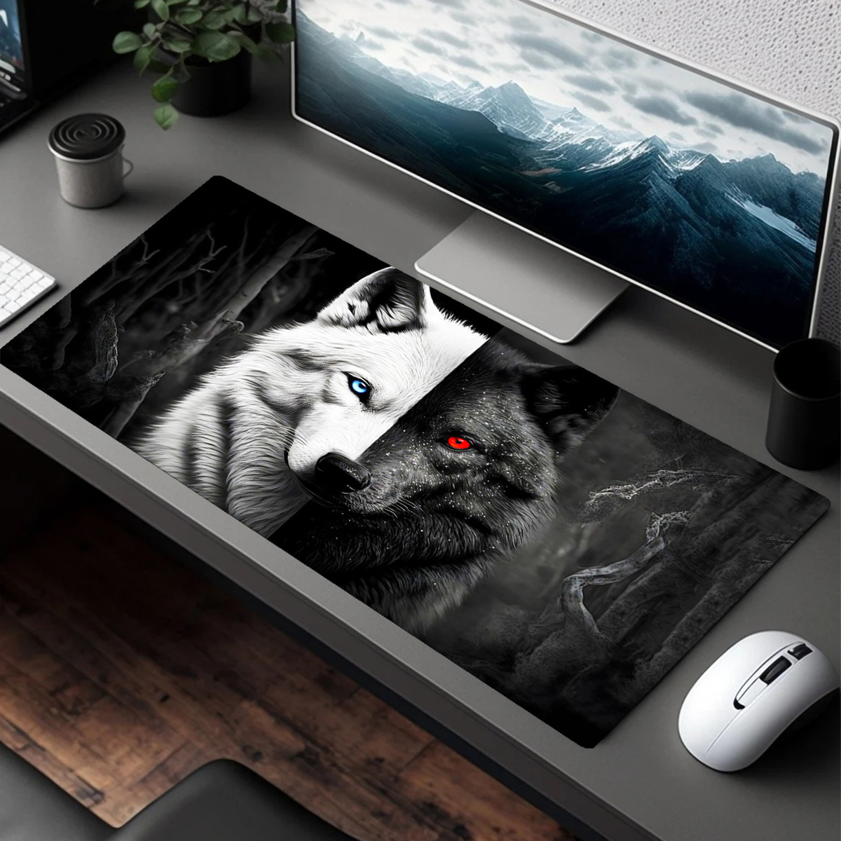 Laptop Accessories Design - Grande Tappetino per Mouse da Gaming,