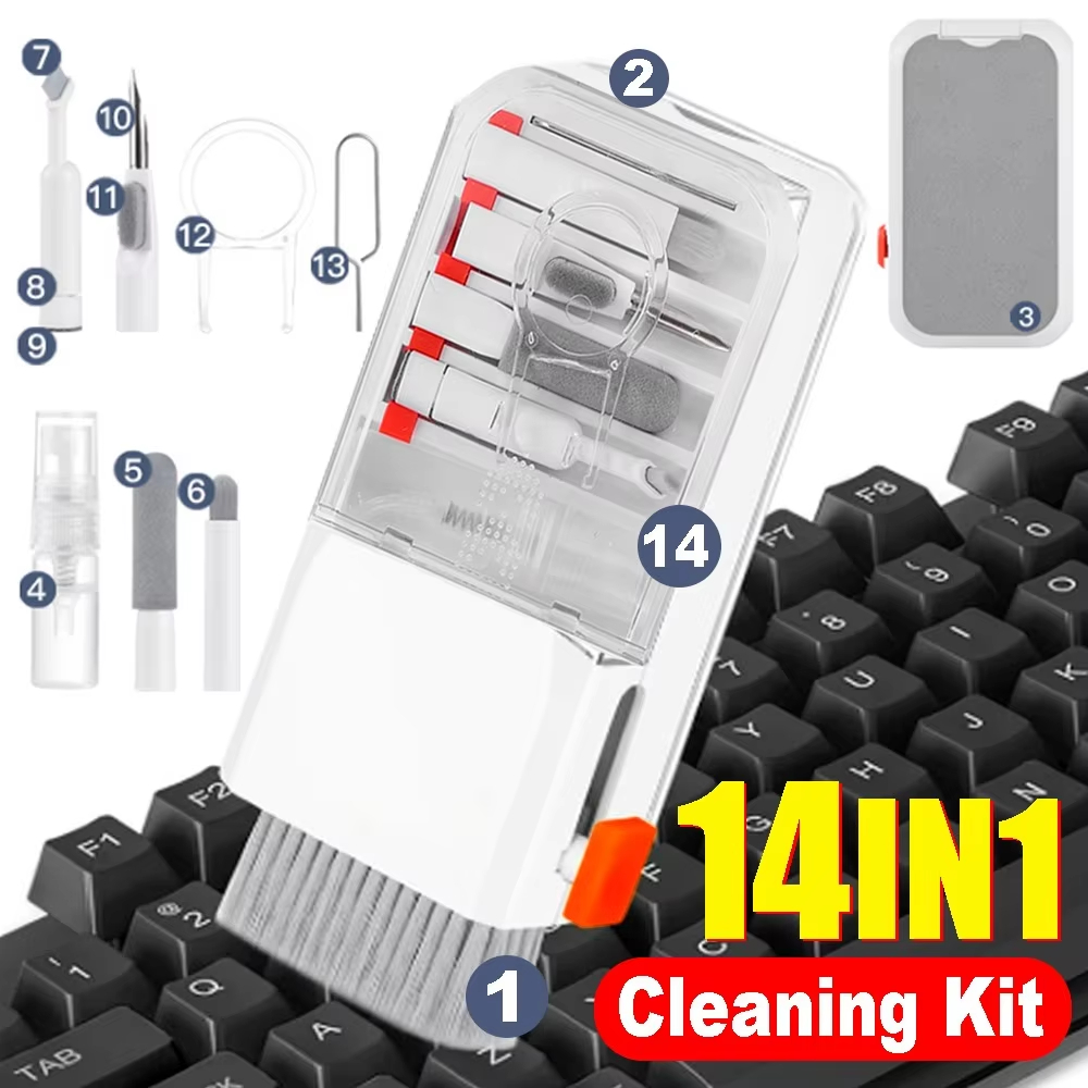 Screen Cleaning Kit - Kit di pulizia multifunzione 14 in