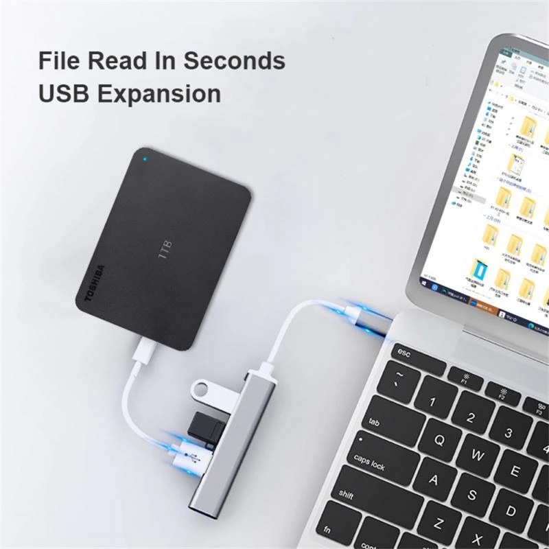 Hub Extender 4-in-1 Tipo-C, Hu - Laptop Accessories Macbook recensione e prezzo